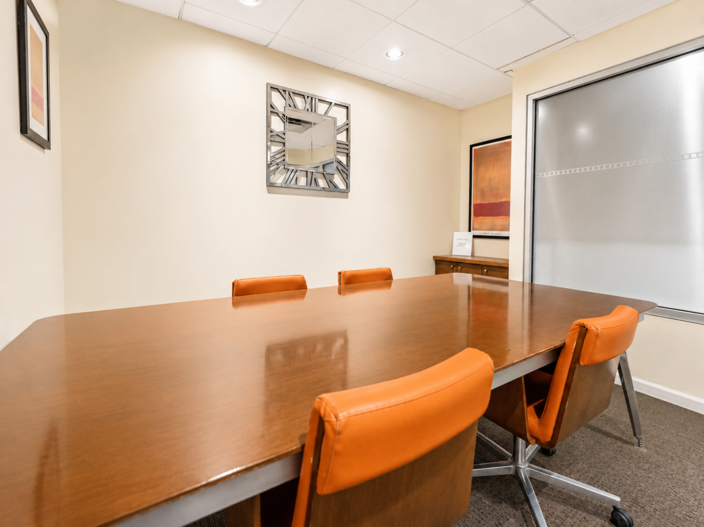 Resident conference room at The Corinthian