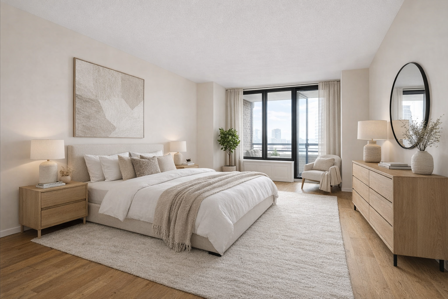 Bedroom at The Corinthian Residence 21J